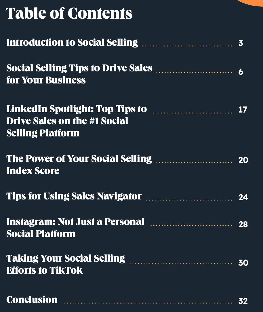 Social Selling TOC