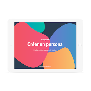 Outil de création de persona HubSpot