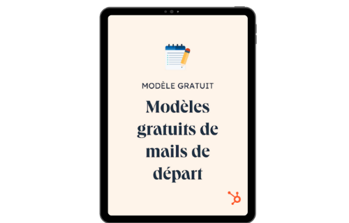 Modèles gratuits de mails de départs