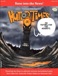 Current Humor Times cover, political satire