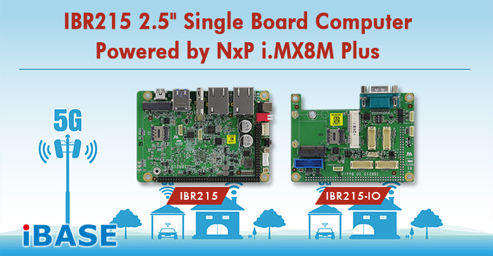 2.5" Single Board Computer with NXP ARM® Cortex®-A53 i.MX 8M Plus Quad 1.6GHz Processor