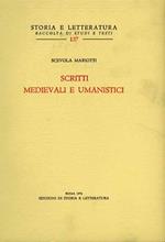 Scritti medievali e umanistici