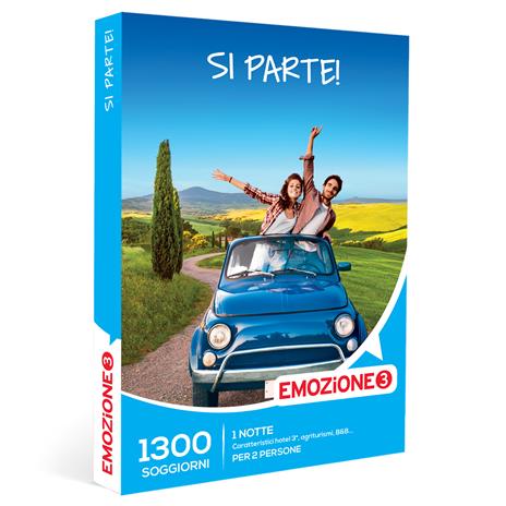 EMOZIONE3 - Si parte! - Cofanetto regalo - 1 notte per 2 persone