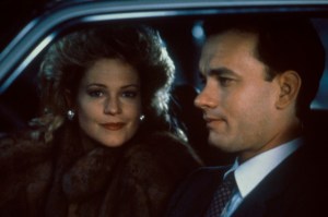 THE BONFIRE OF THE VANITIES, from left: Melanie Griffith, Tom Hanks, 1990. © Warner Bros. / Courtesy Everett Collection