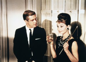 BREAKFAST AT TIFFANY'S, from left: George Peppard, Audrey Hepburn, 1961