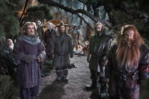 THE HOBBIT: AN UNEXPECTED JOURNEY, from left: Ian McKellen, Adam Brown, John Callen, Mark Hadlow, Jed Brophy, Aidan Turner, William Kircher, Martin Freeman, Graham McTavish, Peter Hambleton, 2012. ph: Mark Pokorny/©Warner Bros. Pictures/Courtesy Everett Collection