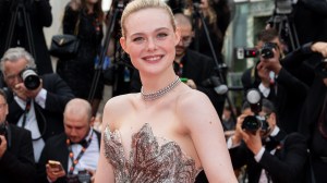 Elle Fanning at the "Jeanne du Barry" Cannes premiere