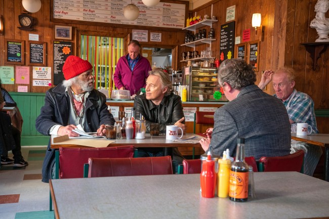 The Full Monty "Supply Chain Economics" Episode 2 (Airs Wednesday, June 14) -- Pictured: (l-r) Paul Barber as Horse, Mark Addy as Dave, Steve Huison as Lomper. CR: Ben Blackall/FX