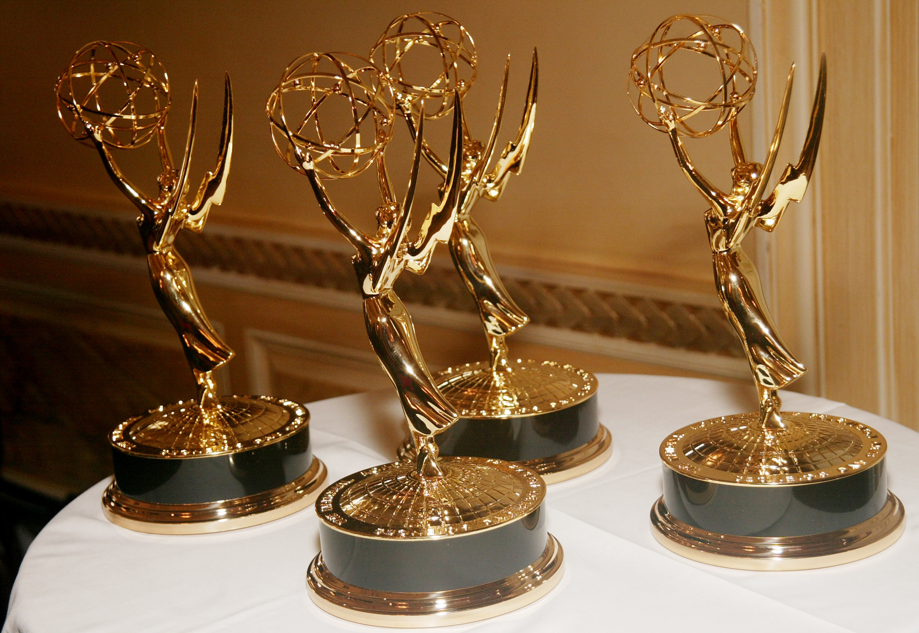 NEW YORK - DECEMBER 04: (U.S. TABS AND HOLLYWOOD REPORTER OUT) Emmys at the First Annual News & Documentary Emmy Awards for Business & Financial Reporting at a private club December 04, 2003 in New York City. (Photo by Evan Agostini/Getty Images)