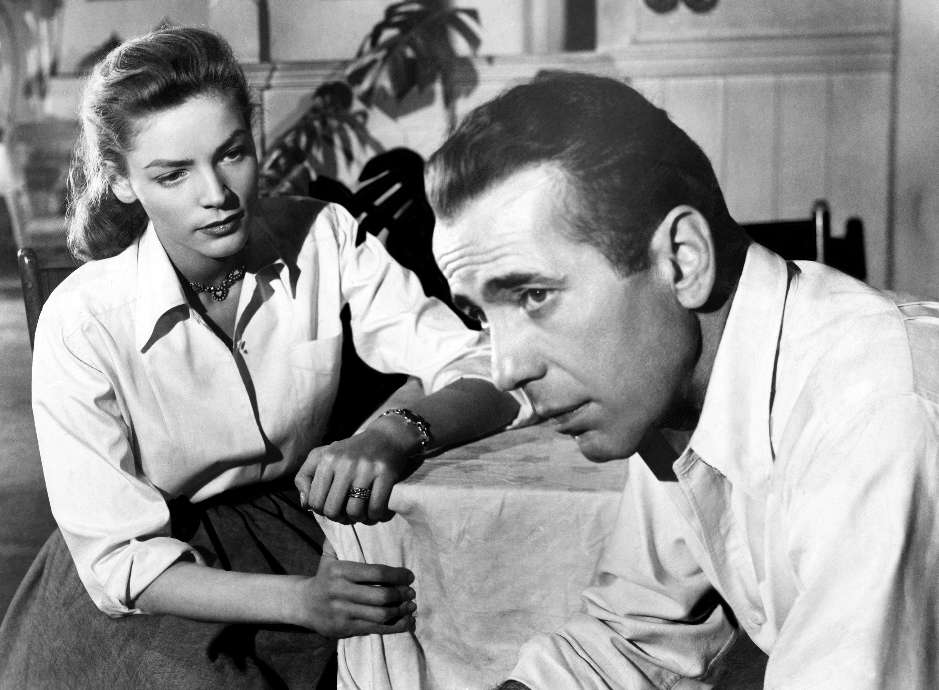 KEY LARGO, Lauren Bacall, Humphrey Bogart, 1948