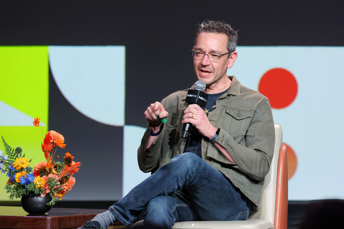 Mike Jones speaks onstage at the Indiewire Presents the Future of Filmmaking Summit 2024 held at Nya West on November 02, 2024 in Hollywood, California.