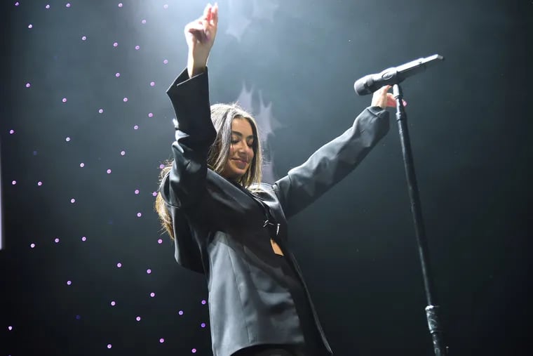 Charli XCX performs during the iHeartRadio Z100 Jingle Ball 2021 Preshow in 2021 in New York. (Gary Gershoff/Getty Images for iHeartRadio/TNS)