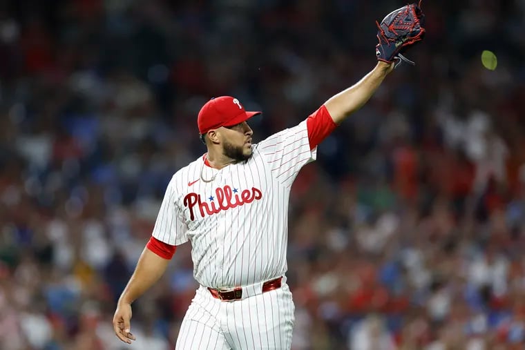 The Phillies acquired reliever Carlos Estevez in a trade deadline deal with the Angels.