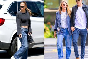 Jennifer Lopez and Blake Lively Wearing Blue Jeans