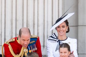 Princess Kate Had the Sweetest Mother Daughter Moment at Trooping the Colour fixing Charlotte's hair.