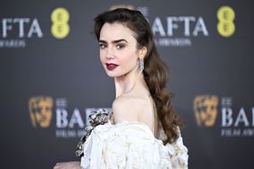 Lilly Collins debuted a short bob with a daring Schiaparelli suit and necklace for the world premiere of MaXXXine.