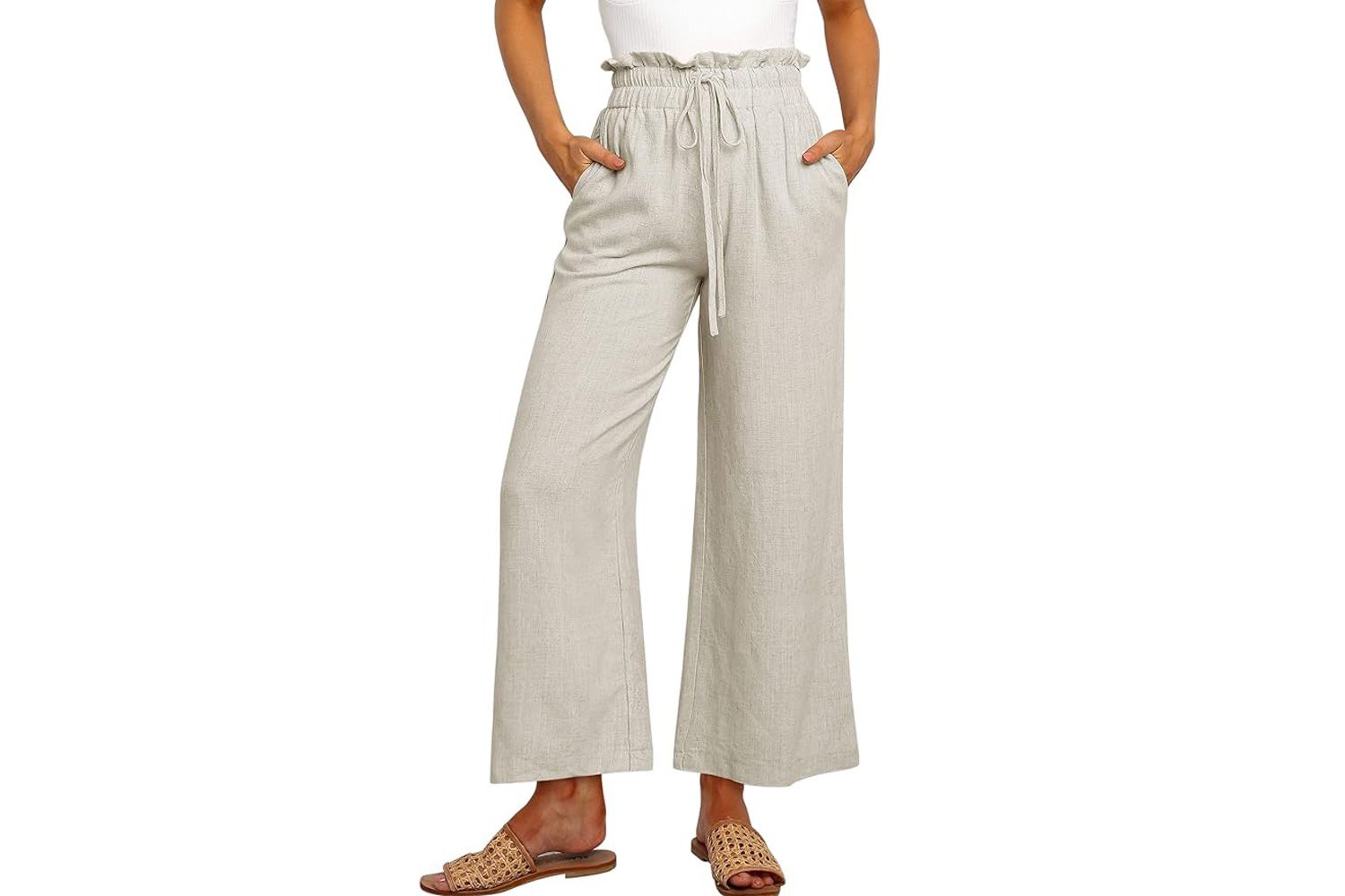 ANRABESS Linen Pants Casual