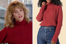 Meg Ryan Red Sweater