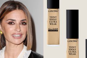 Penelope Cruz collaged with Lancome Teint Idole Ultra Wear Concealer