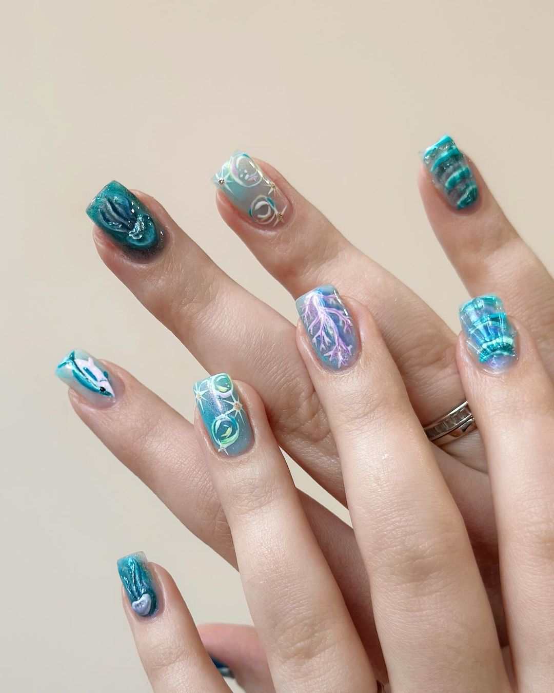 Bubble Dress Wicked Manicure Ideas