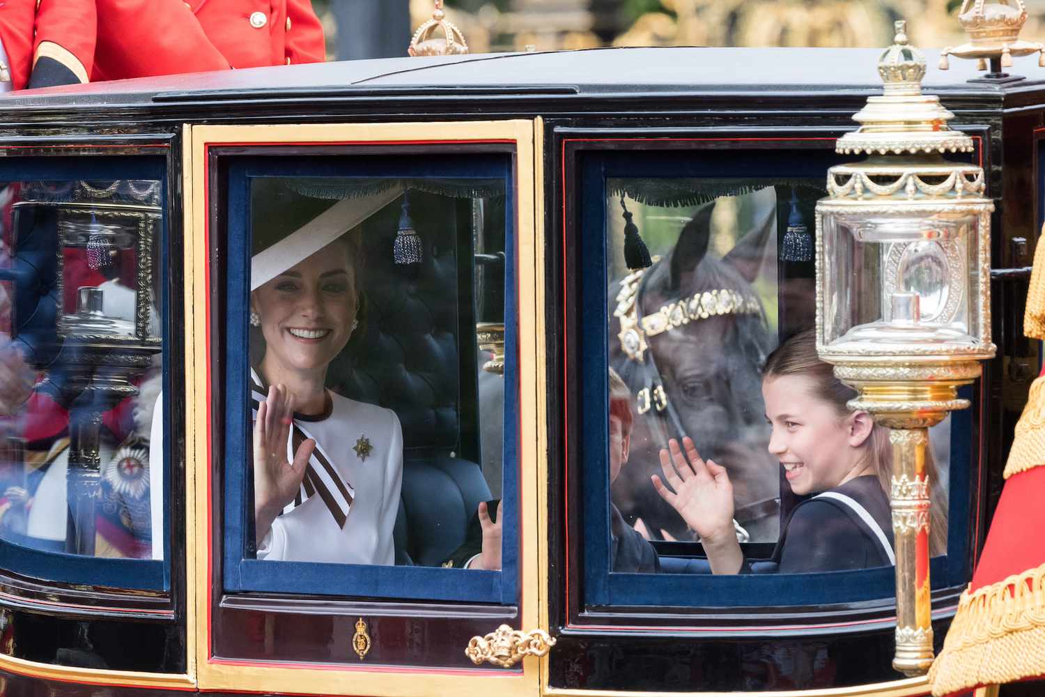 Kate Middleton Princess Charlotte Trooping the Colour 2024