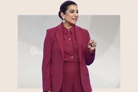 Reshma Saujani speaking at a conference