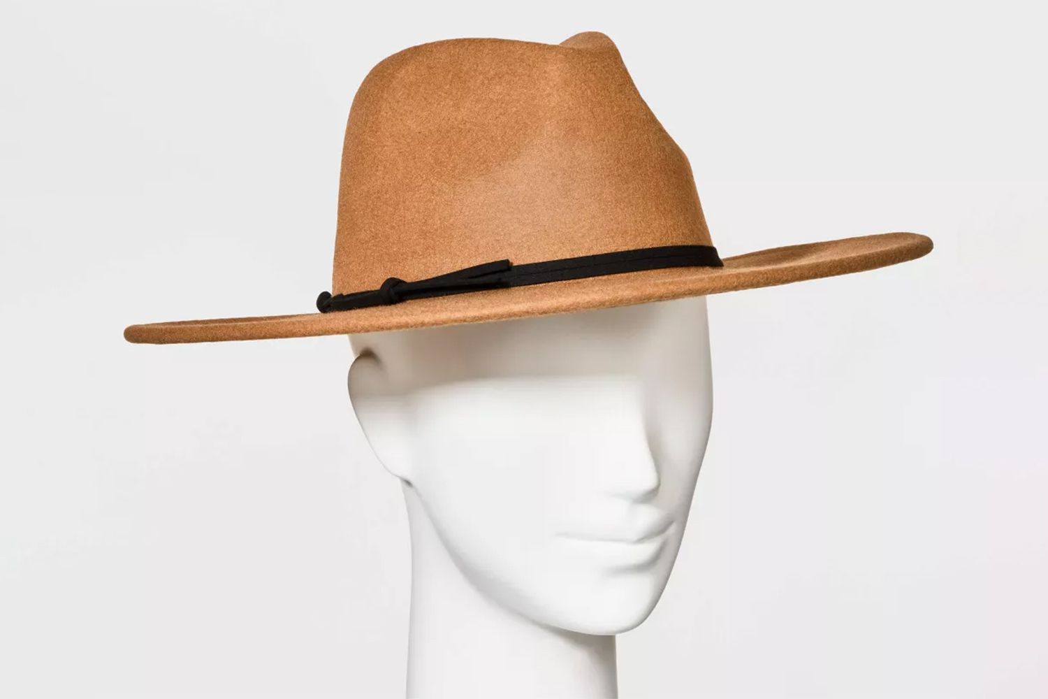 Women's Wide Brim Felt Fedora Hat