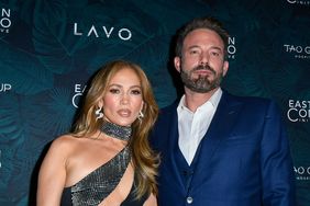 Jennifer Lopez and Ben Affleck pose for a photo 