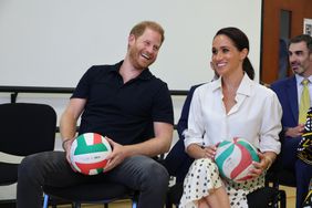 Meghan Markle Was Pretty in Polka Dots While Accepting Gifts in Colombia