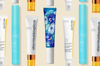 Collage of popular eye serums