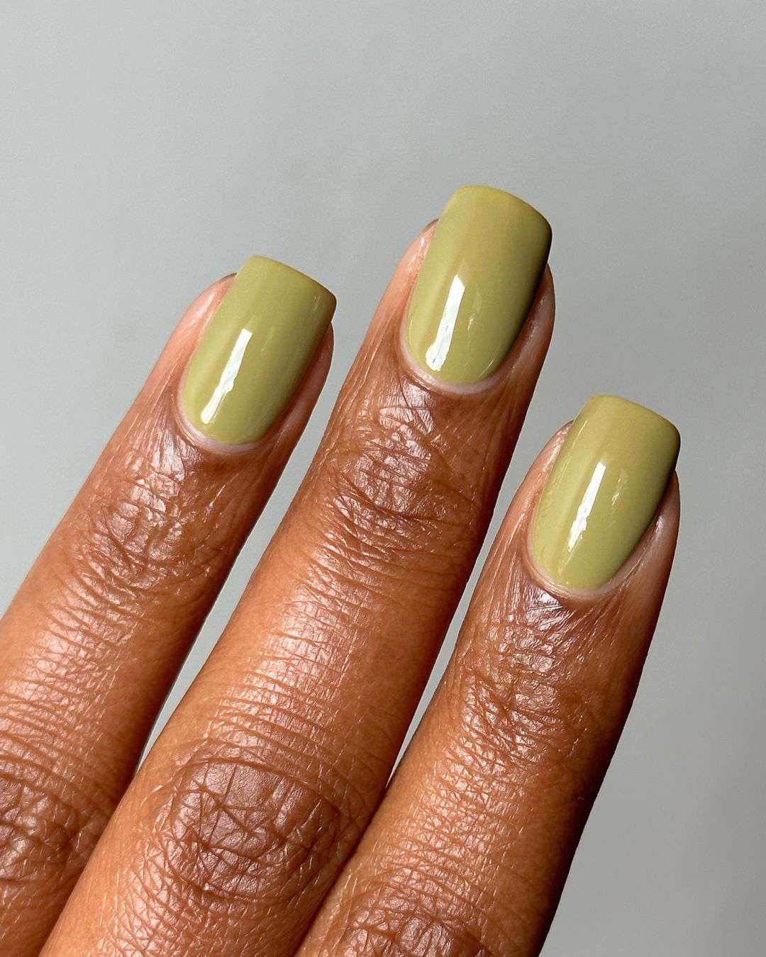 Avocado Green Virgo Nails