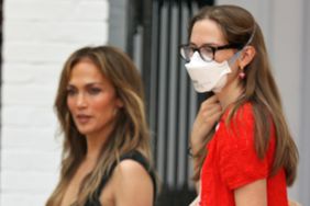 Jennifer Lopez and Violet Affleck in Southhampton