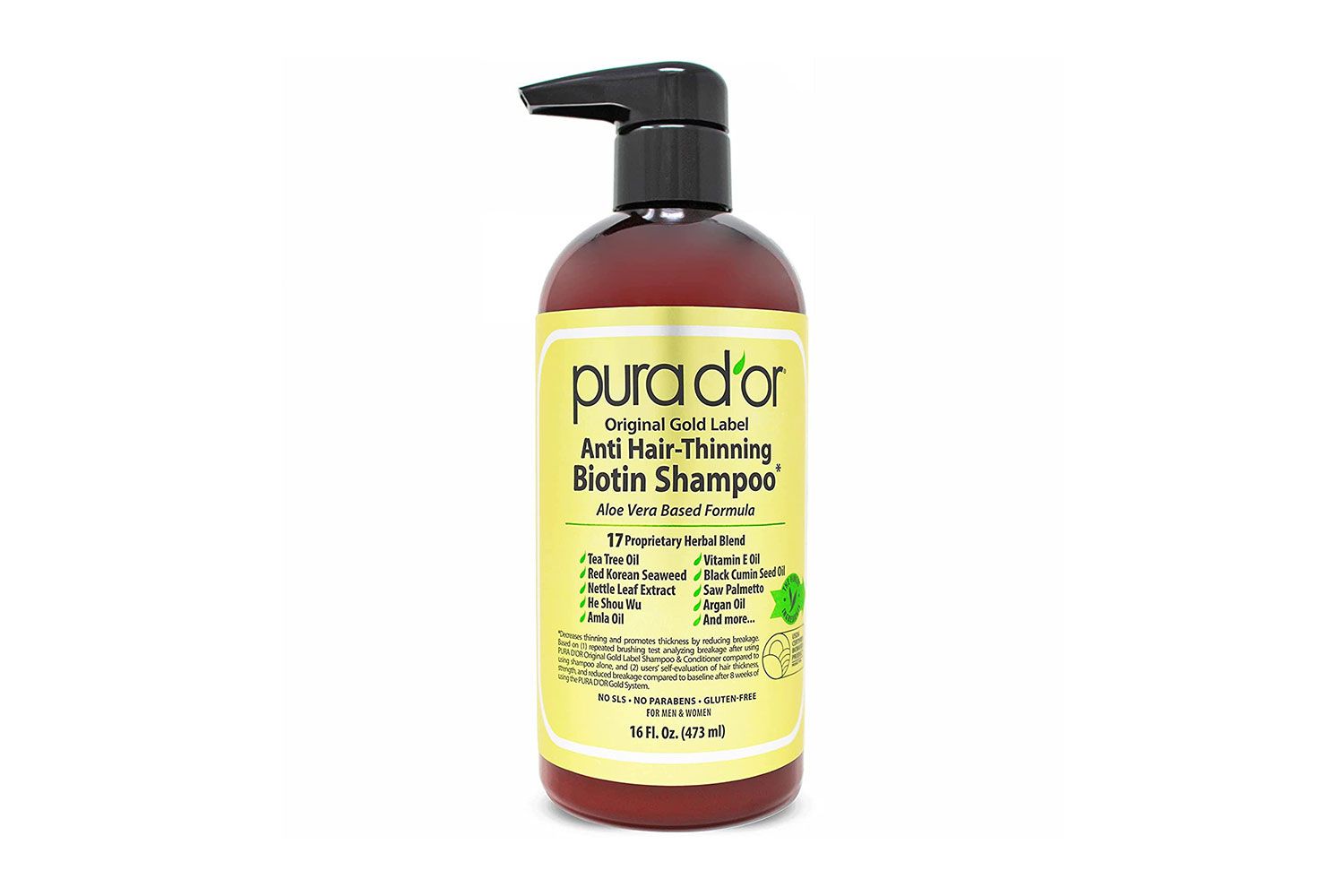 Pura D'Or Original Gold Label Anti-Thinning Biotin Shampoo