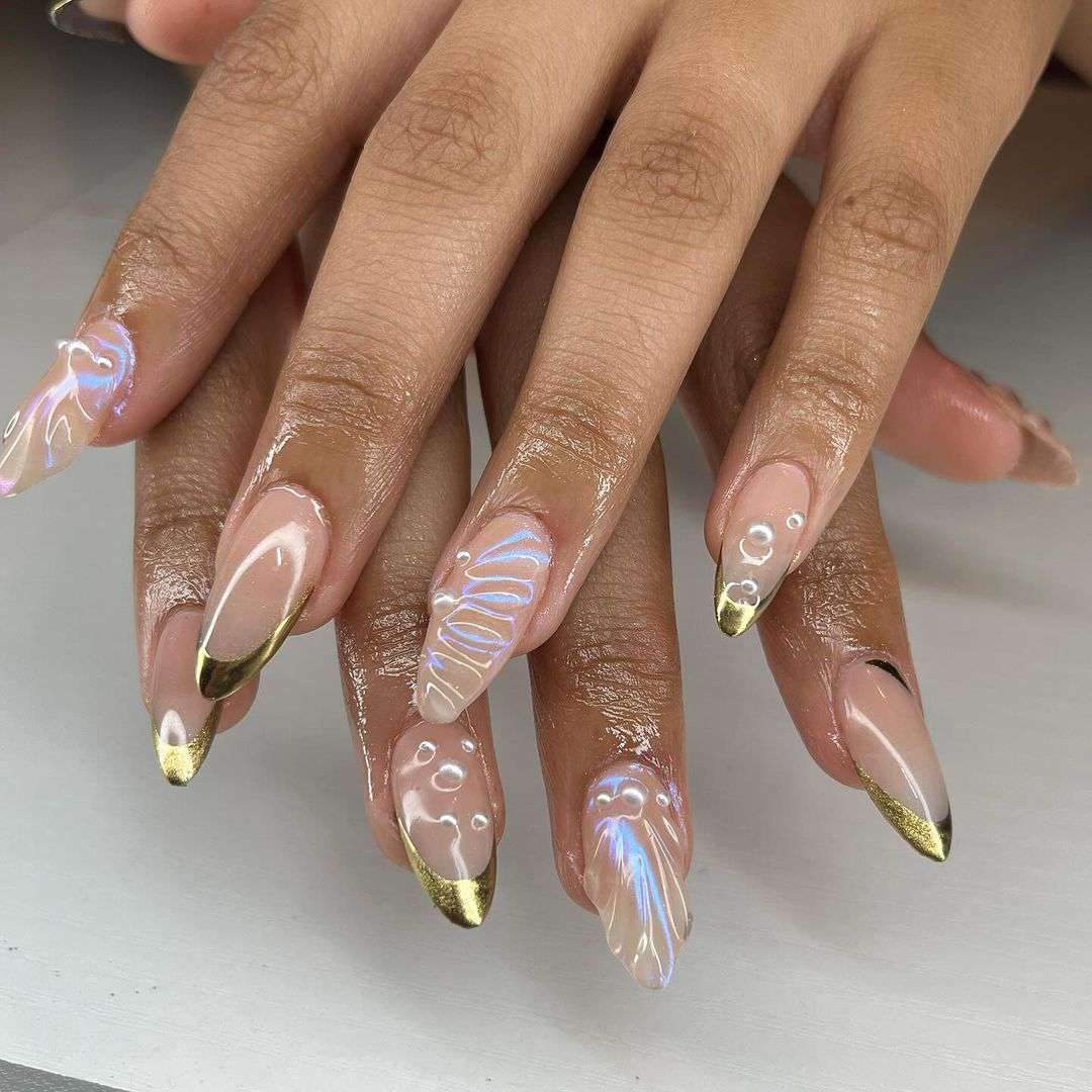 Divine Feminine Virgo Nails