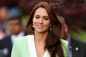 Catherine, Princess of Wales is seen during day two of The Championships Wimbledon 2023