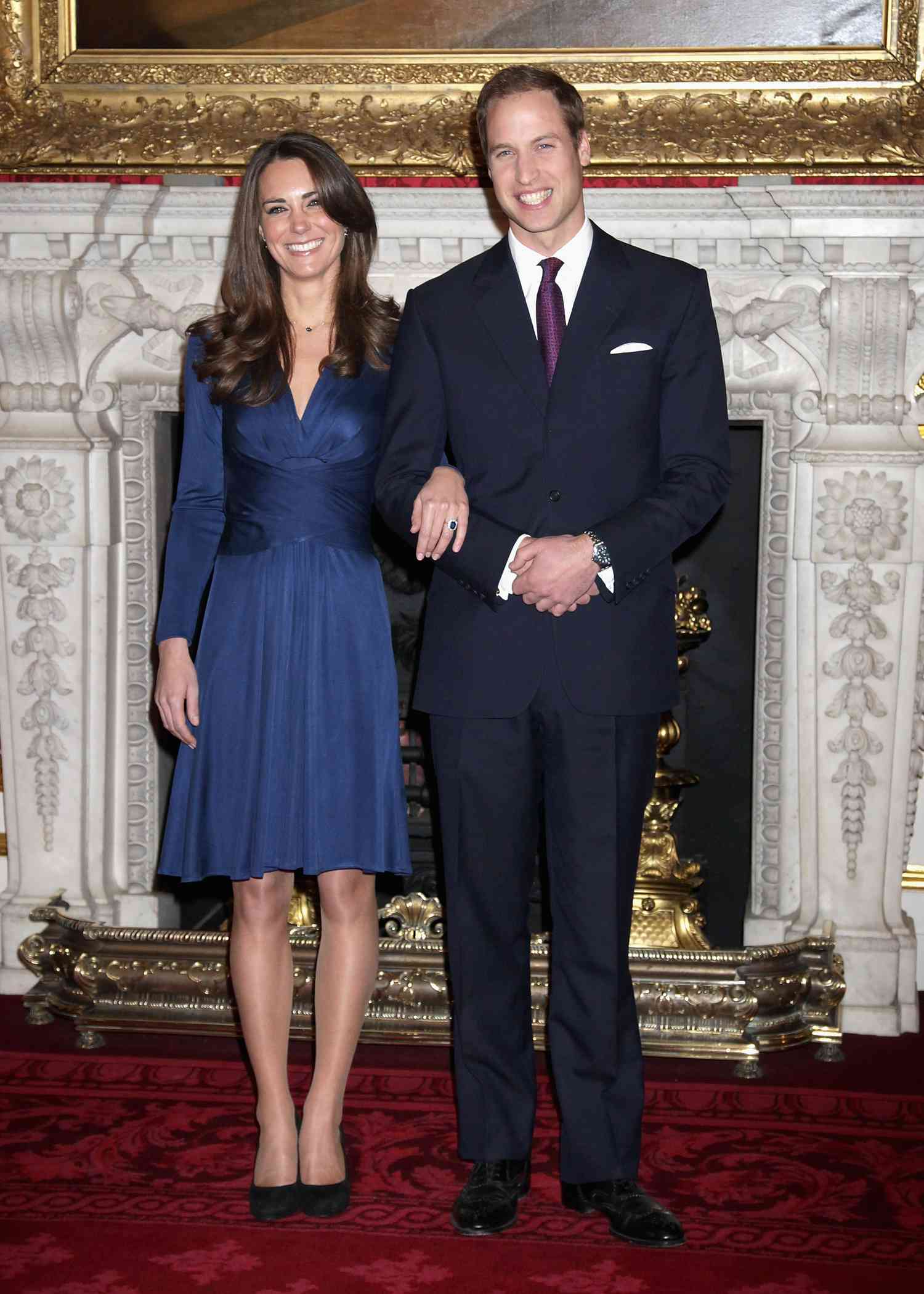 Princess Kate and Prince William linking arms