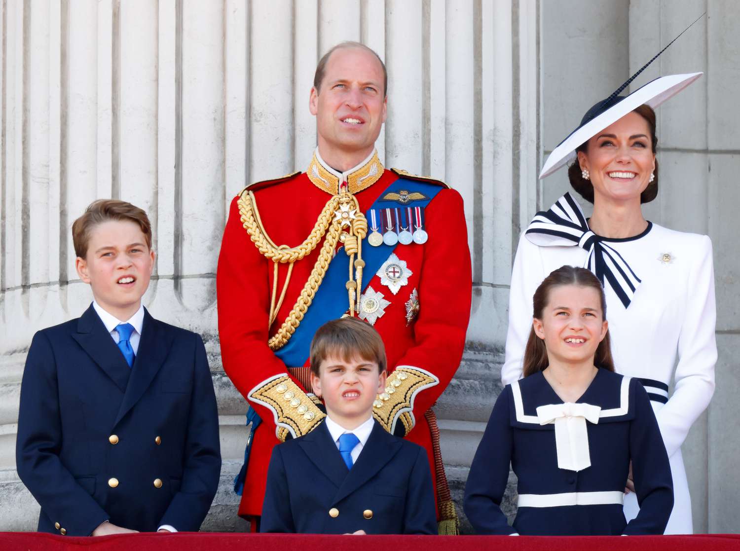 The royal family on the Buckingham Palace balcony