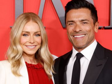 Kelly Ripa and Mark Consuelos attend the 2024 Time100 Gala