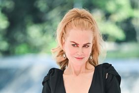 Nicole Kidman Paired a Plunging LBD with Flared Heels in Venice