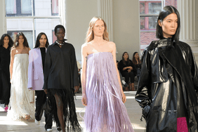 Models walk Proenza Schouler show