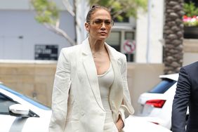 Jennifer Lopez in Cream Suit