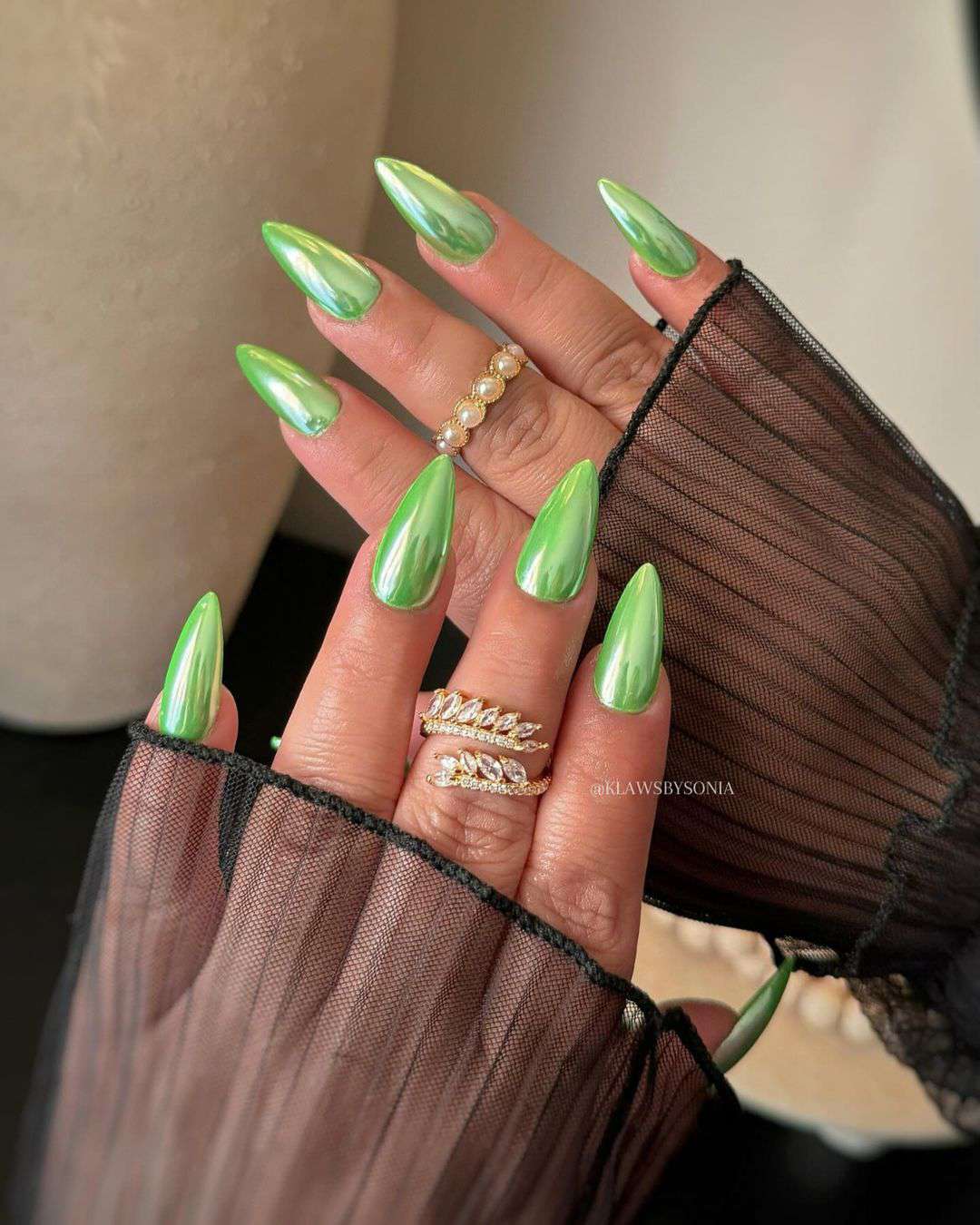 Green Elixir Wicked Manicure Ideas