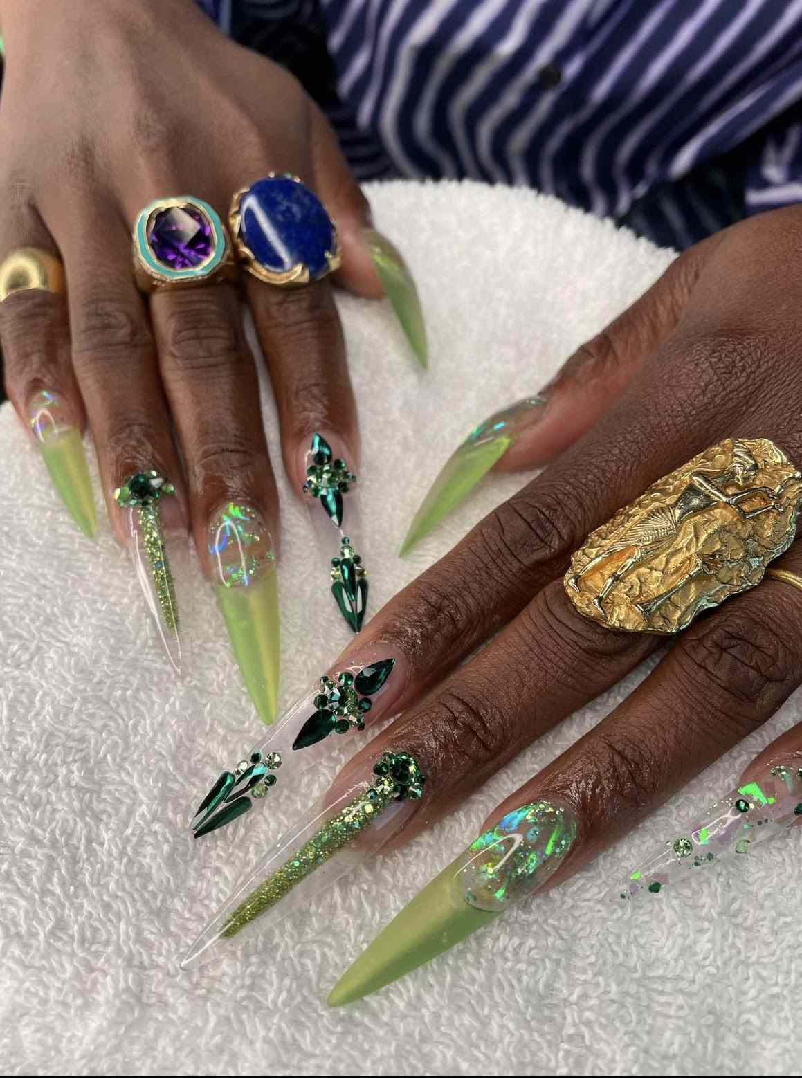 Emerald City Royalty Wicked Manicure Ideas