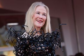 Catherine O'Hara Smiling Tilting Head at Premiere of 'Beetlejuice Beetlejuice' During 2024 Venice International Film Festival