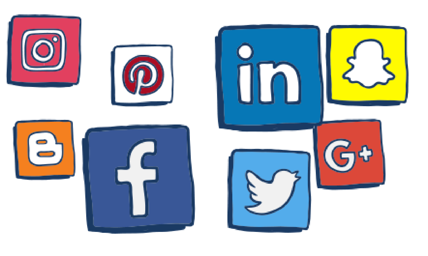 Transparent background social media icons png - realtyaca