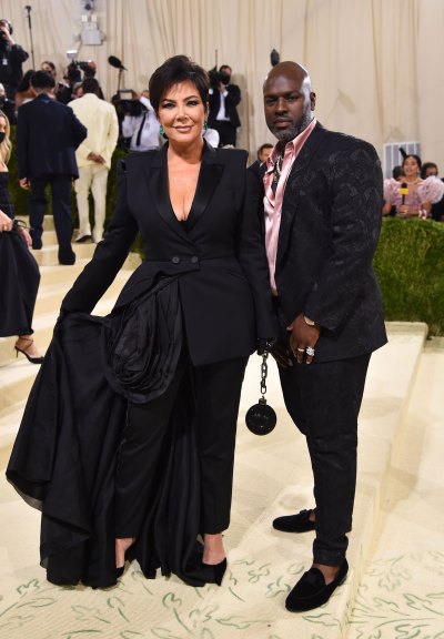 kris jenner corey gamble met gala 2021 red carpet photos