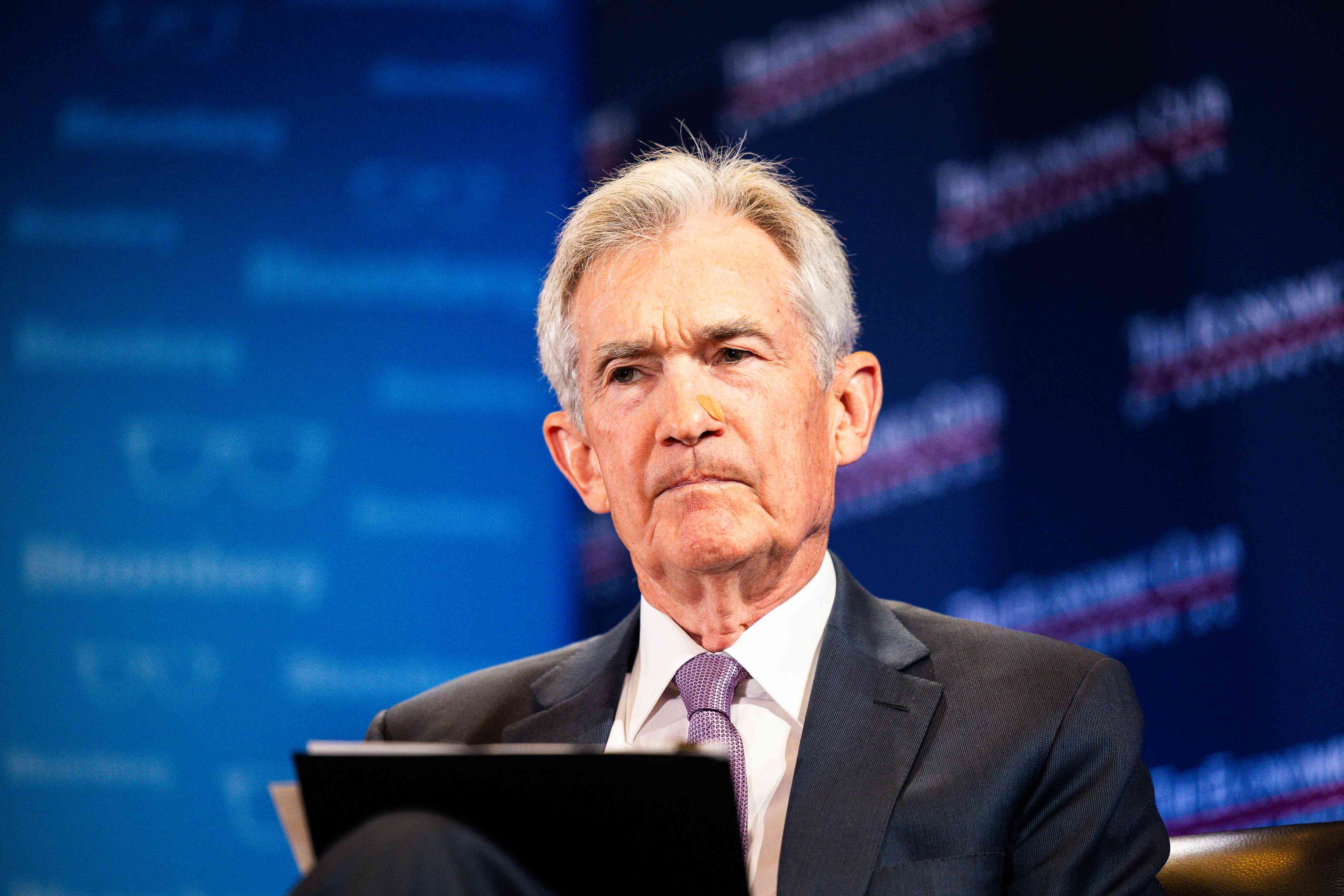Federal Reserve Chair Jerome Powell, during an Economic Club of Washington event in Washington, DC, on July 15, 2024.