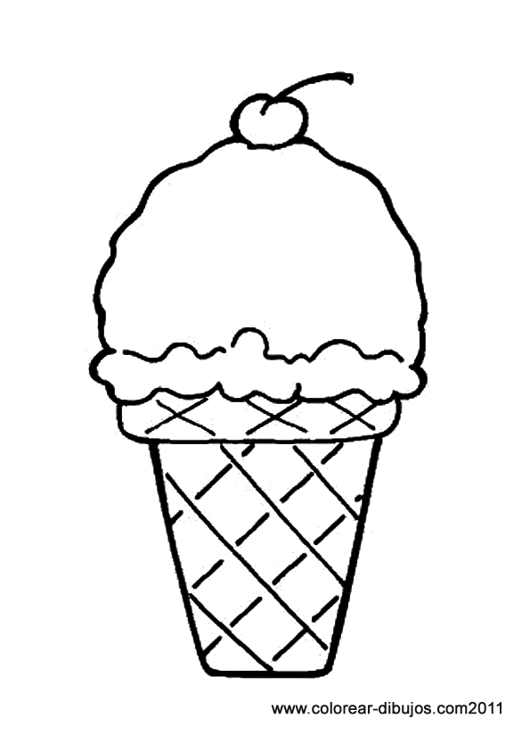 Ice Cream Cone Template Free Printable