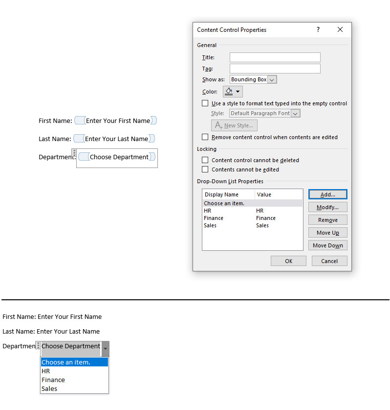 Its Fillable Forms In Word Step 6