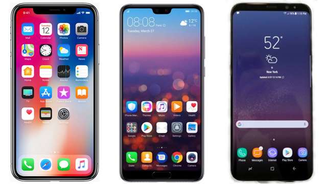 Iphone xs vs samsung s9 vs huawei p20 pro